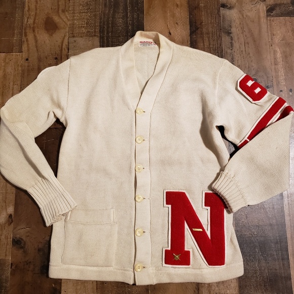 Vintage 6s Letterman Jacket Sweater 